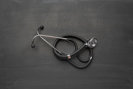 Black stethoscope