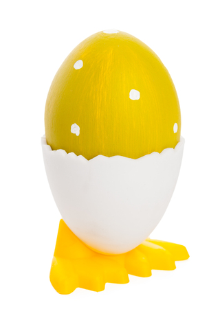 easter background. isolated on whiteの写真素材
