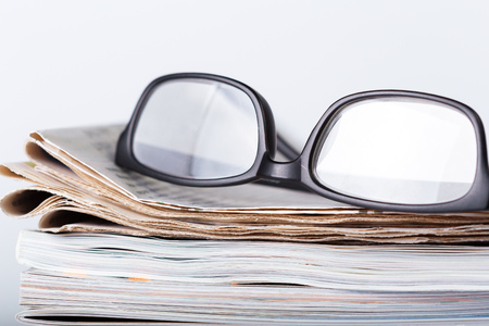 magazine close upの写真素材