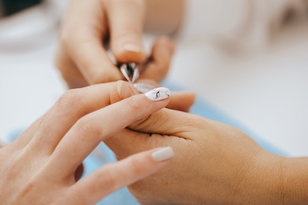 Manicurist does manicureの写真素材
