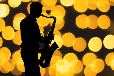 Saxophone playerの写真素材