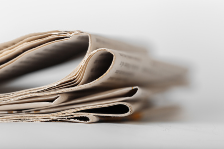 newspaper close up