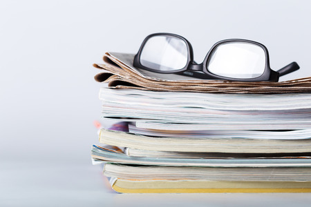 magazine close upの写真素材