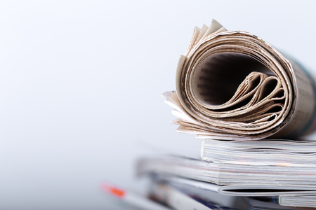 magazine close upの写真素材