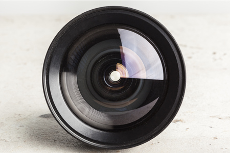Camera lens close upの写真素材