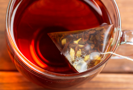 Cup of morning teaの写真素材
