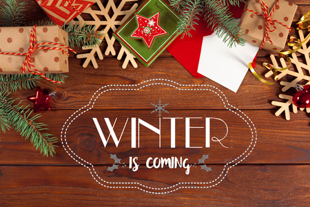 winter background conceptの写真素材