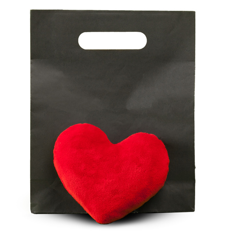 Shopping Bag on white backgroundの写真素材