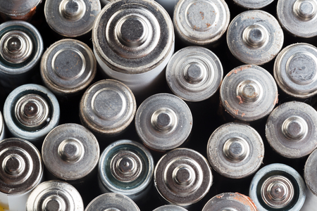 Used batteriesの写真素材