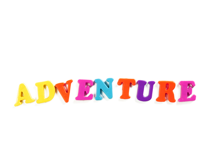 colorful toy alphabet lettersの写真素材