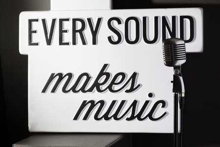 classical Retro microphoneの写真素材