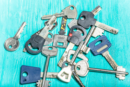 Old keysの写真素材