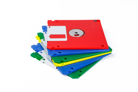 floppy disk isolated
