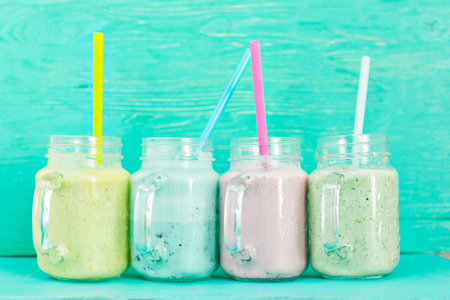 vegetable smoothiesの写真素材