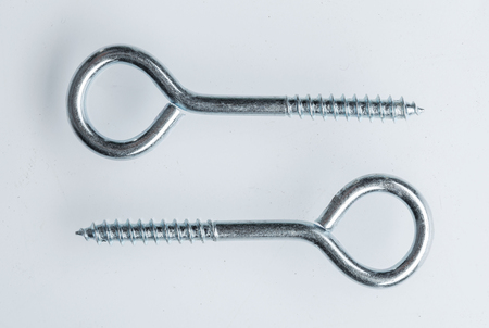 nail isolated on whiteの写真素材