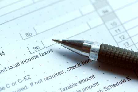 Tax Time. Concept Image.の写真素材