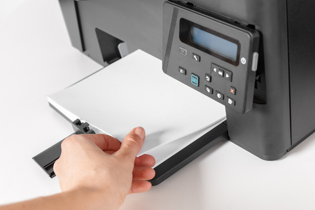 Printer on the table