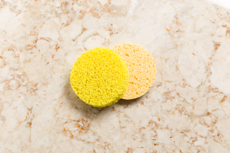 some bath accessoriesの写真素材