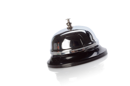 Service bell isolated white backgroundの写真素材