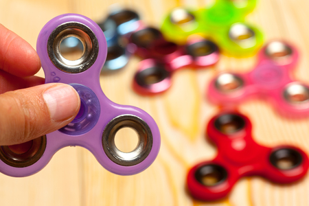 popular Fidget Spinner toyの写真素材