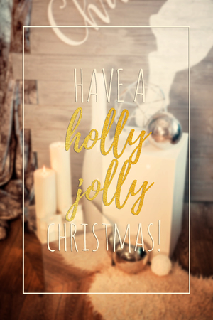 merry Christmas and happy newの写真素材