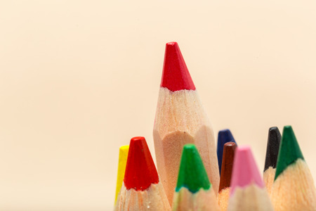 Multicolored pencilsの写真素材