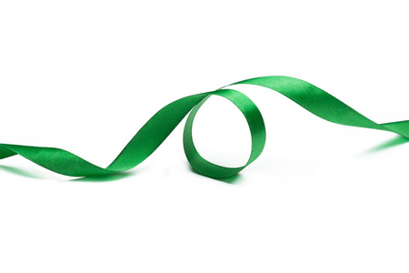 ribbon isolated on white backgroundの写真素材