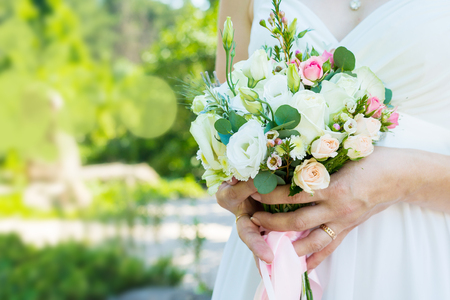 the bride's bouquetの写真素材