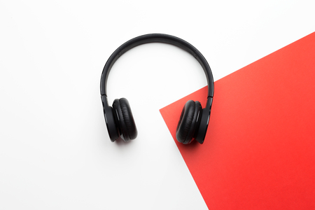 Wireless headphonesの写真素材