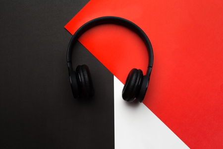 Wireless headphonesの写真素材