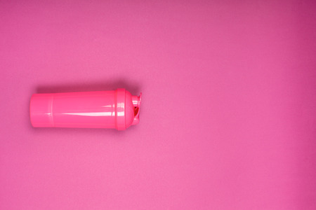 sport bottle top viewの写真素材