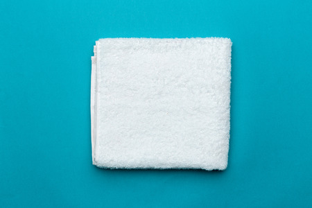 spa towels, top viewの写真素材