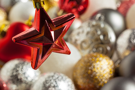 Christmas holidays ornamentの写真素材