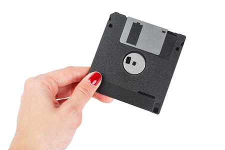 floppy disk isolatedの写真素材