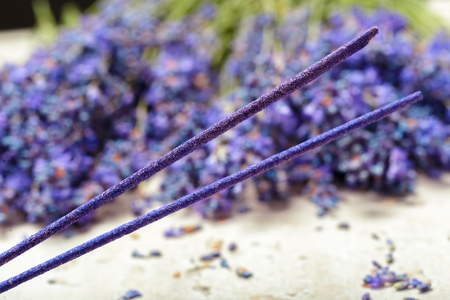 Lavender flowers close upの写真素材