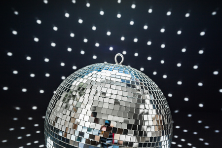 A Mirror disco ballの写真素材