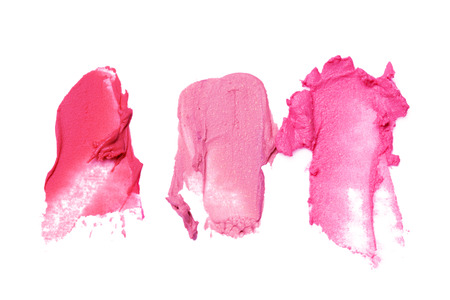 lipstick on white backgroundの写真素材