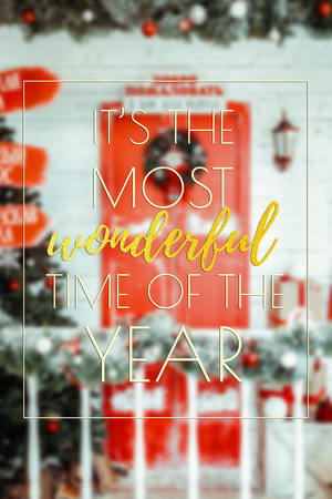 merry Christmas and happy newの写真素材