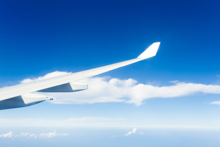 airplane in the sky