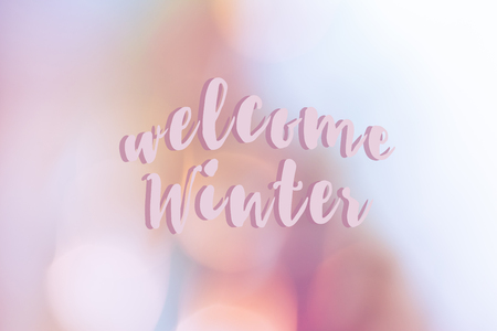 winter background conceptの写真素材