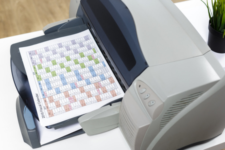 printer in officeの写真素材