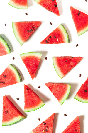 watermelon isolated on the white background