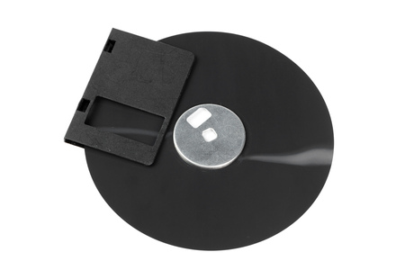 floppy disk isolated