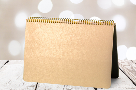 Blank personal organizerの写真素材