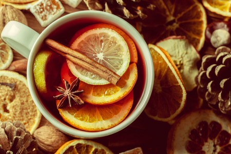 Christmas mulled wineの写真素材