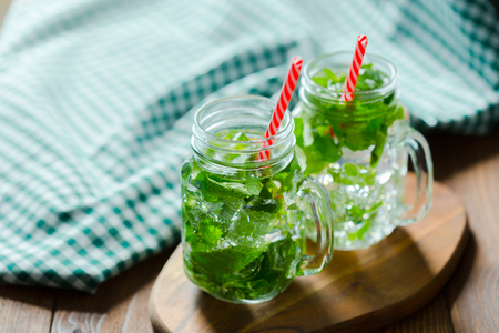 Summer mojito cocktailの写真素材