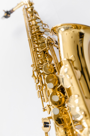 Saxophone Jazz instrument isolatedの写真素材