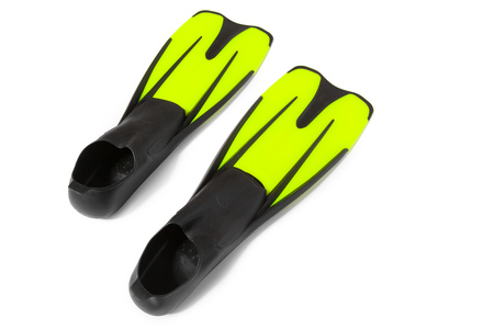 Two flippers for diving