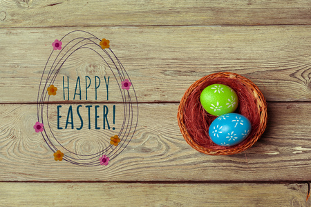 happy easter backgroundの写真素材