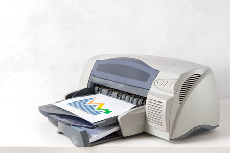 Printer on the table